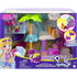 Polly Pocket Pollyville Flamingo Fun Car Wash Playset