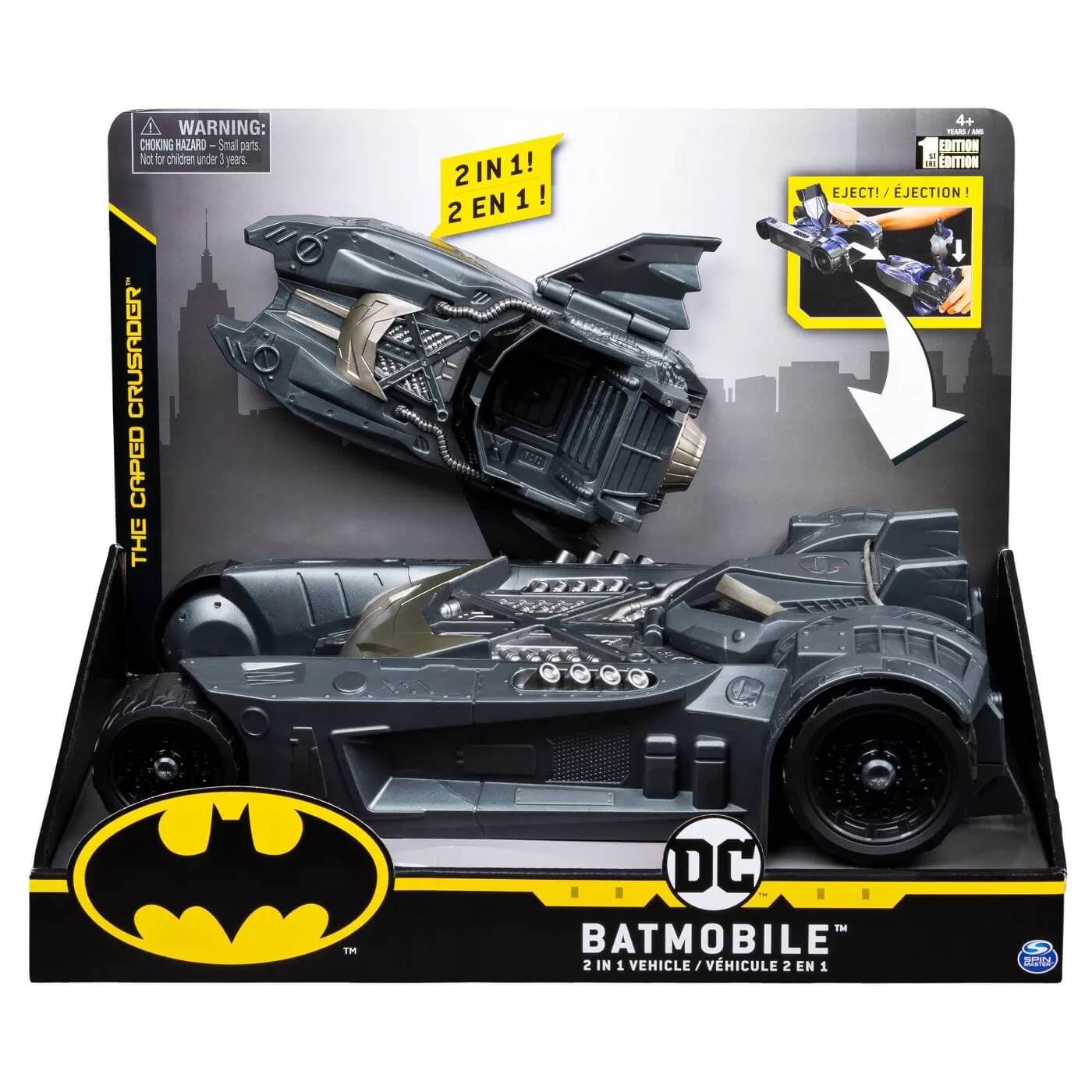 The Caped Crusader Batmobile 2 in 1 Vehicle