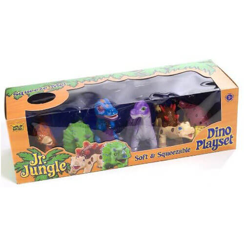 Wild Republic Jr. Jungle Dino Playset with 6 Dinosaurs