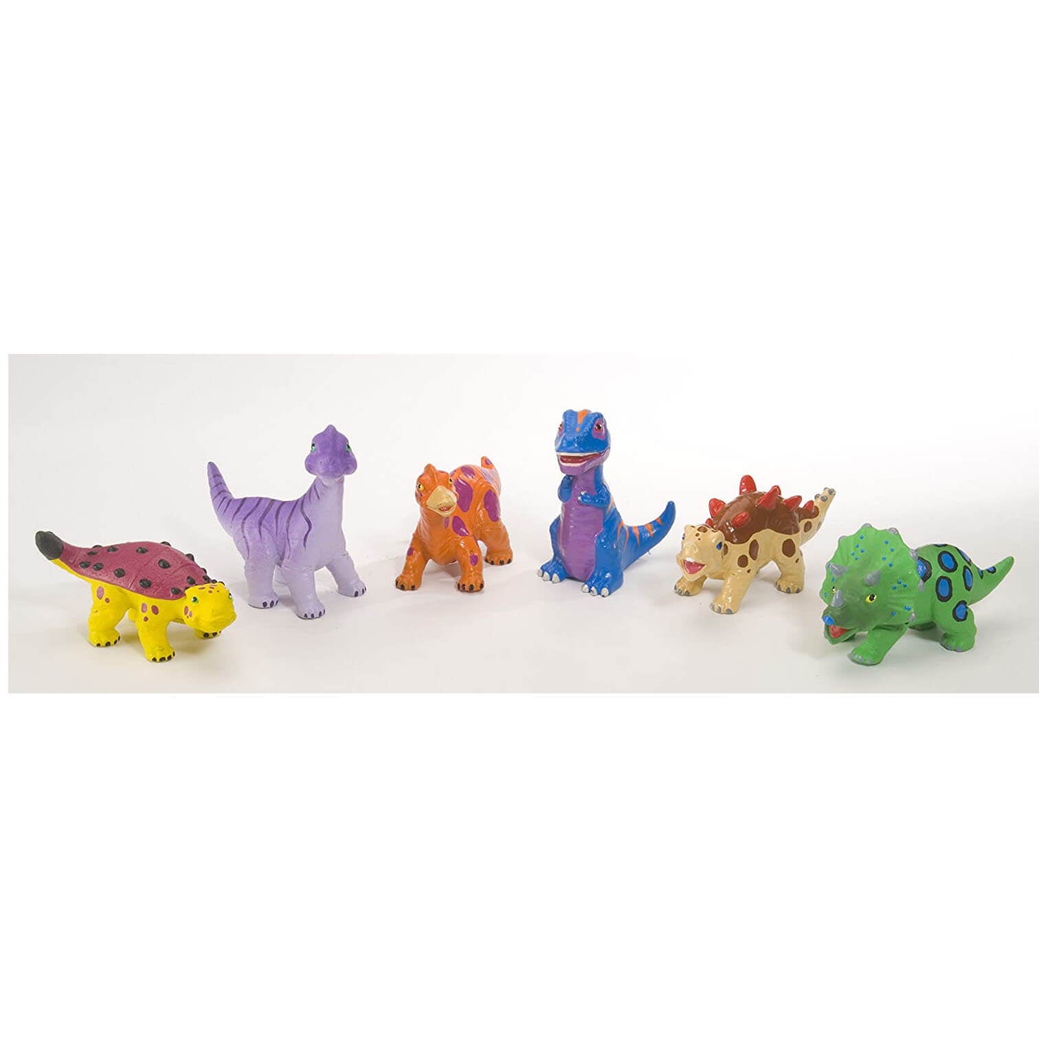 Wild Republic Jr. Jungle Dino Playset with 6 Dinosaurs