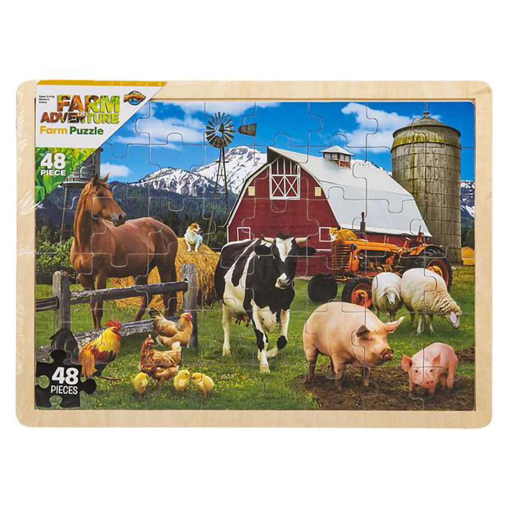 Adventure Planet 48 Piece Farm Jigsaw Puzzle