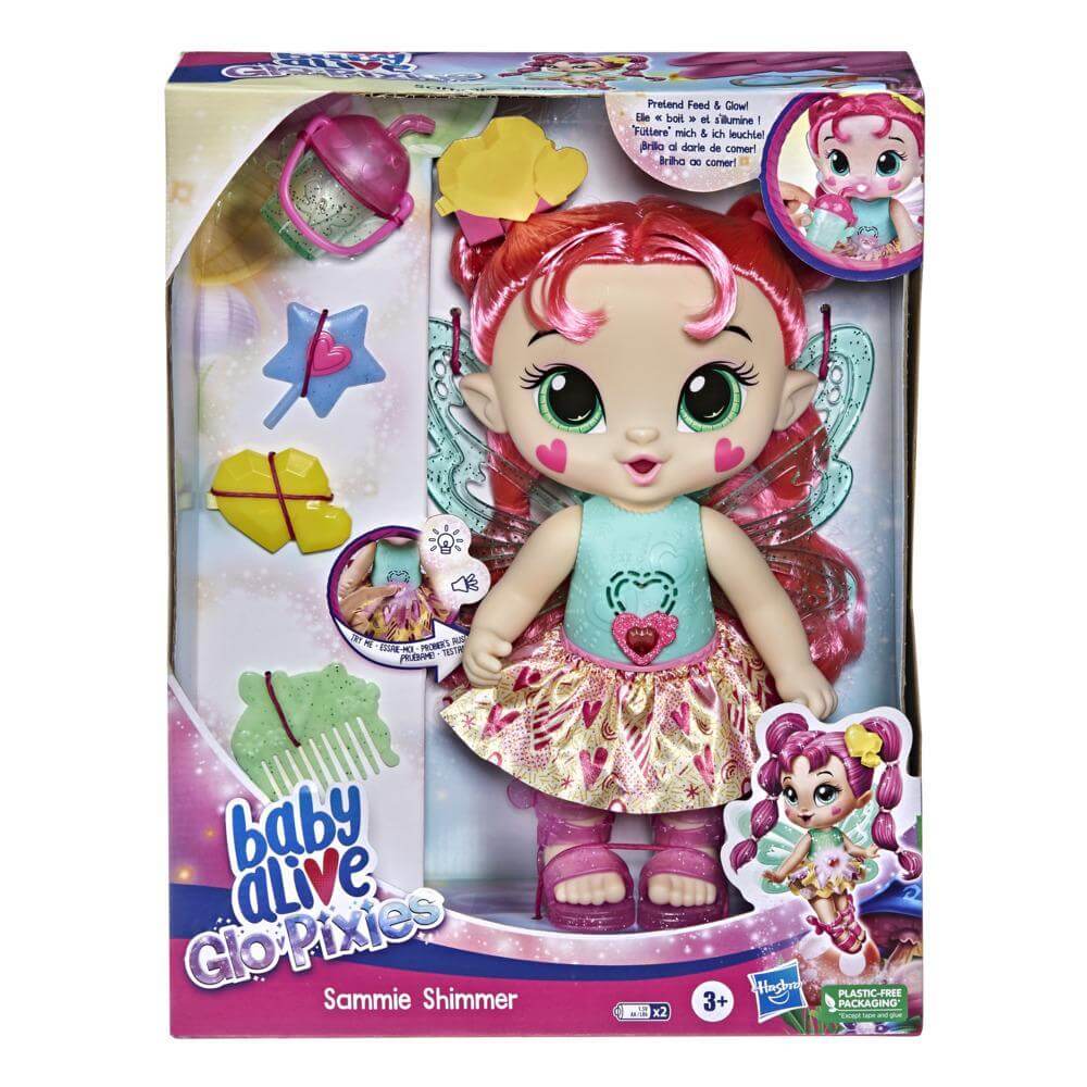 Baby Alive GloPixies Sammie Shimmer Doll