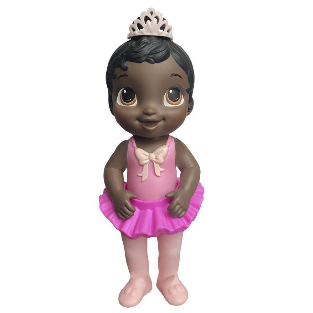 Baby Alive Sweet Ballerina Baby Doll Pink Dress Black Hair