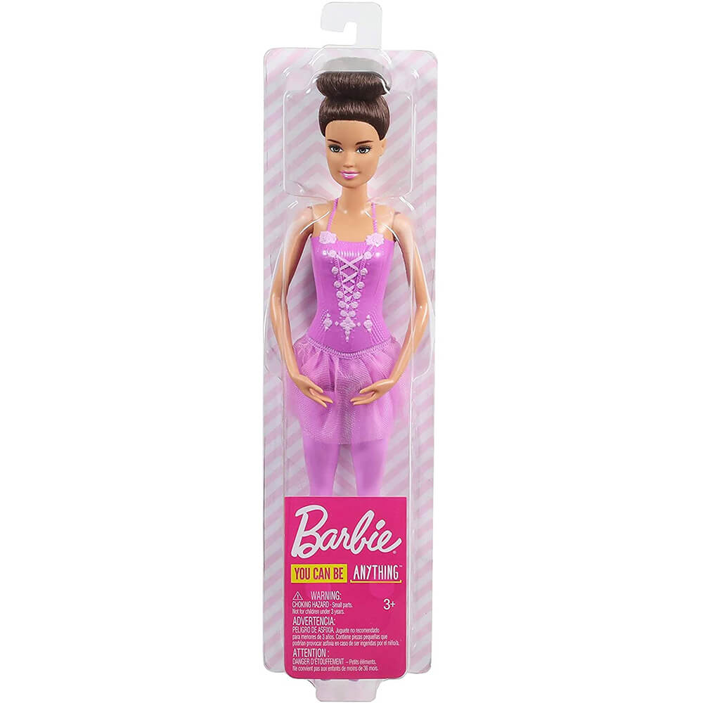 Barbie Ballerina Doll - Brown Hair and Lilac Tutu