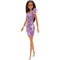 Barbie Brunette Doll Wearing Shimmery Purple Dress