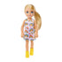 Barbie Chelsea Blonde Doll in Rainbow Dress