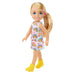 Barbie Chelsea Blonde Doll in Rainbow Dress