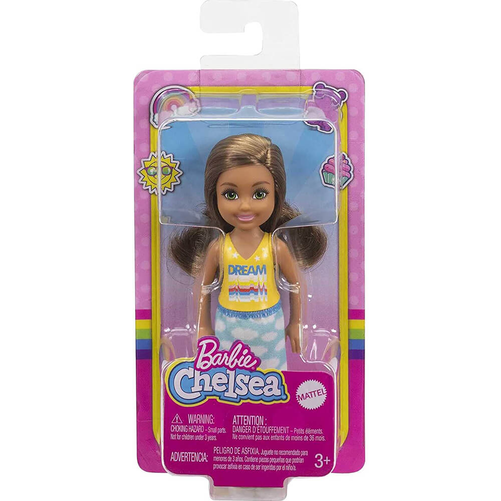 Barbie Chelsea Doll Wearing Cloud Print