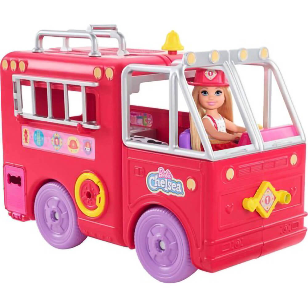 Barbie Chelsea Fire Truck Playset