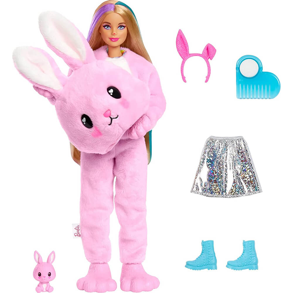 Barbie Cutie Reveal Bunny Plush Costume Doll