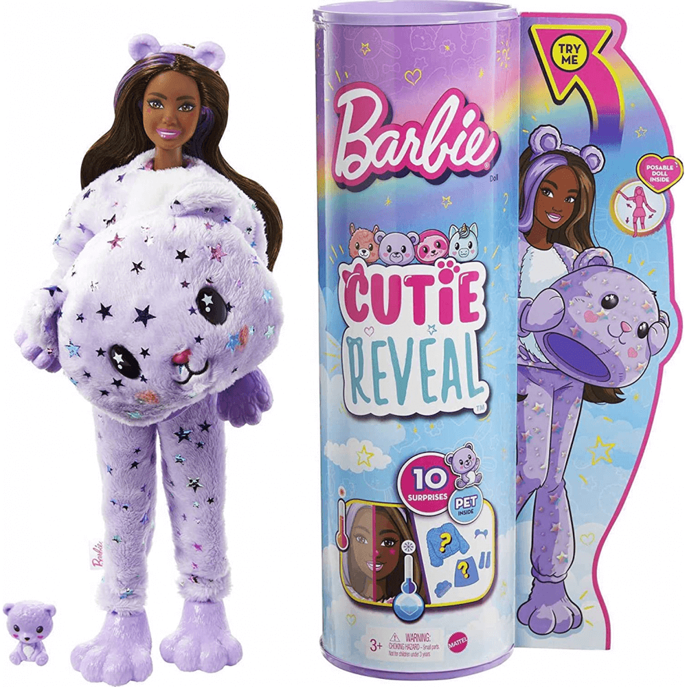 Barbie Cutie Reveal Doll Teddy