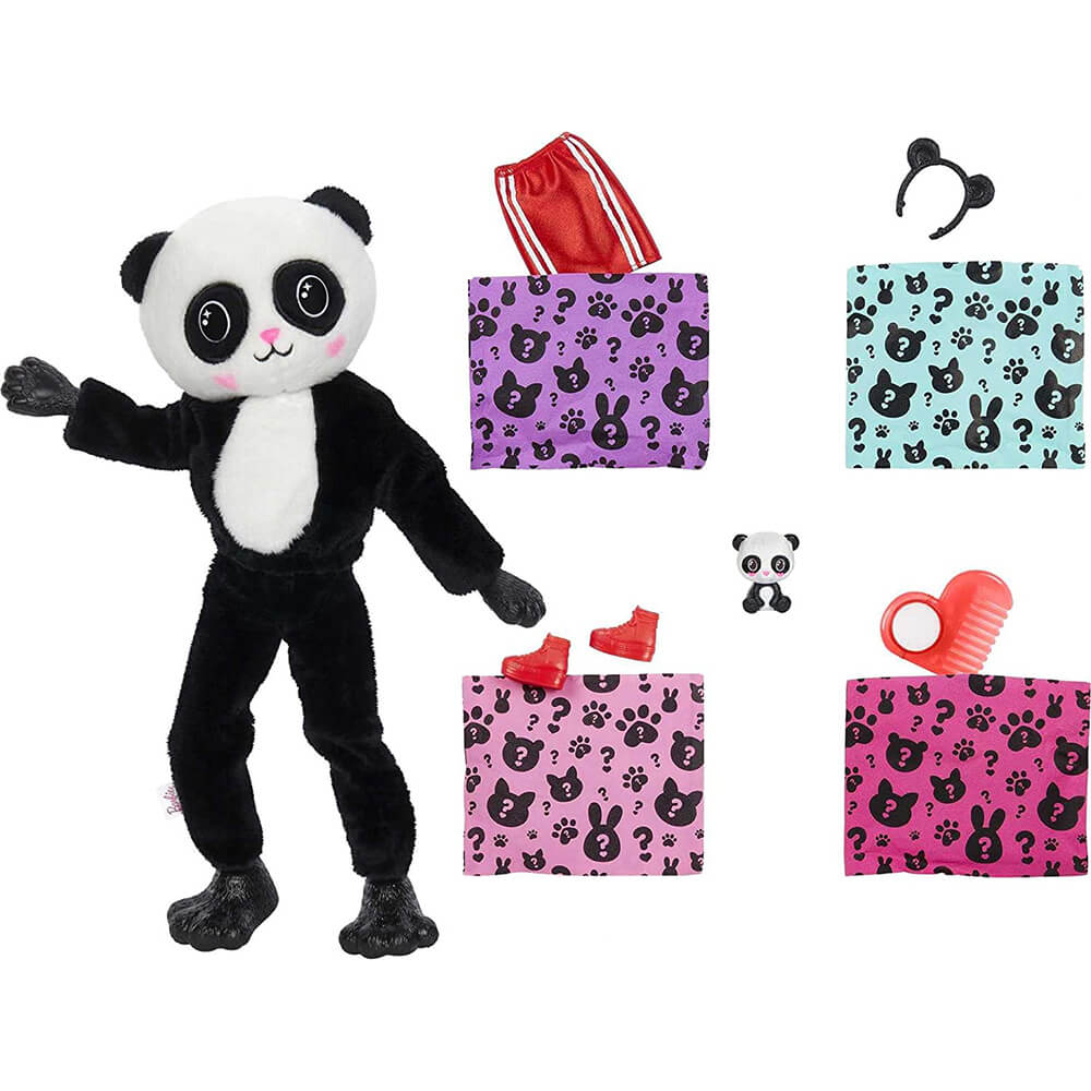 Barbie Cutie Reveal Panda Plush Costume Doll