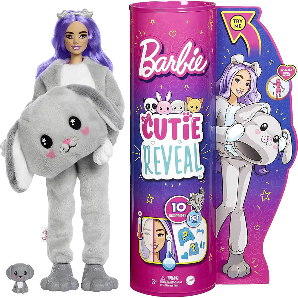 Barbie Cutie Reveal Puppy Plush Costume Doll