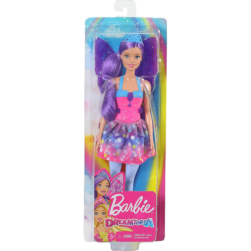 Barbie Dreamtopia Fairy Doll - Purple Wings and Blue Crown