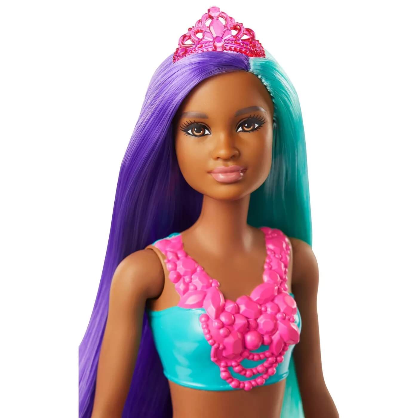 Barbie Dreamtopia Mermaid, Teal and Purple Hair Doll, 12 inches