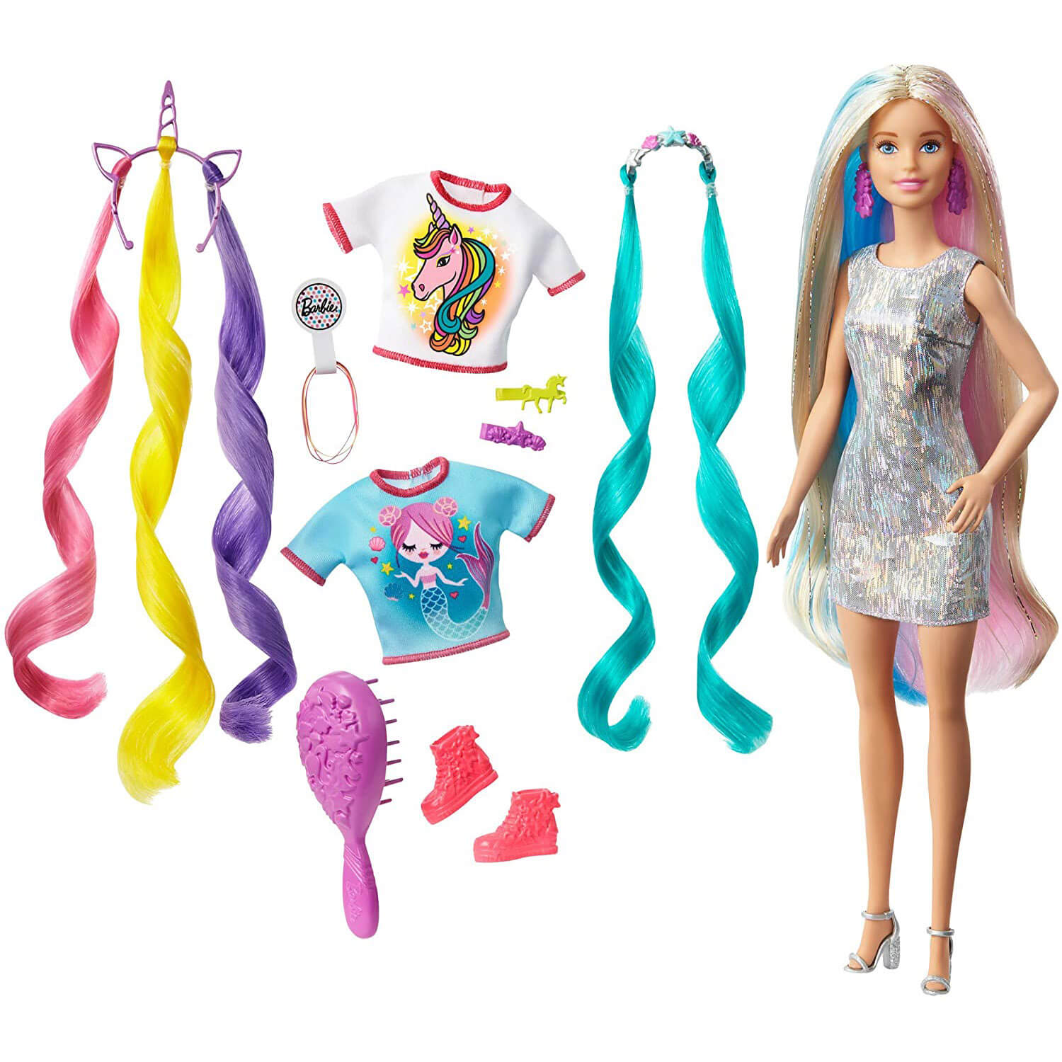 Barbie Fantasy Hair Doll with Accessories