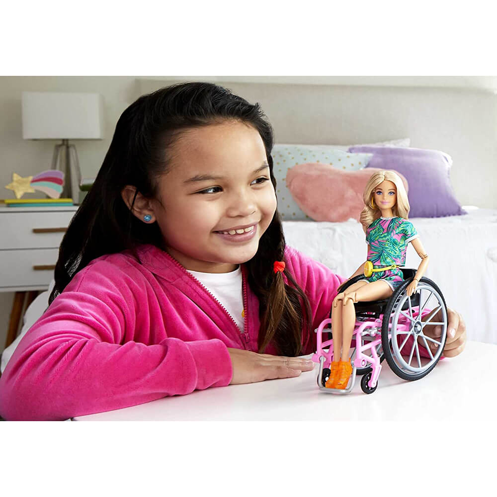 Barbie Fashionistas Doll #165 with Wheelchair