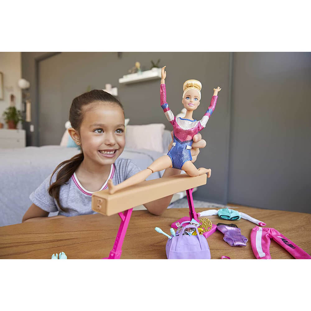 Barbie Gymnastics Doll and Playset - Blonde