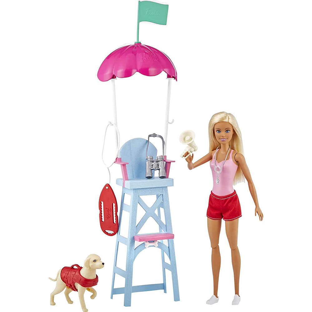 Barbie Lifeguard Doll and Playset