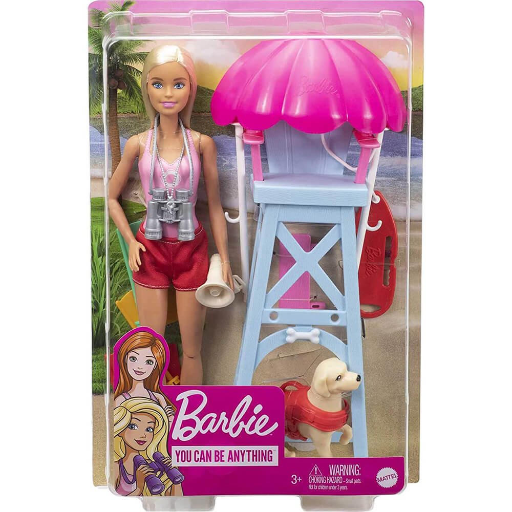 Barbie Lifeguard Doll and Playset