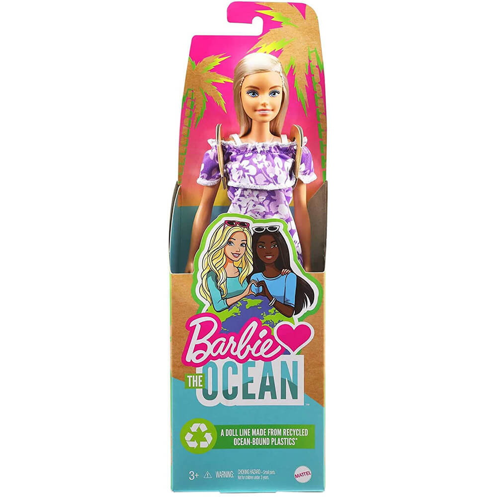 Barbie Loves The Ocean Beach-Themed Doll (11.5-Inch Blonde)