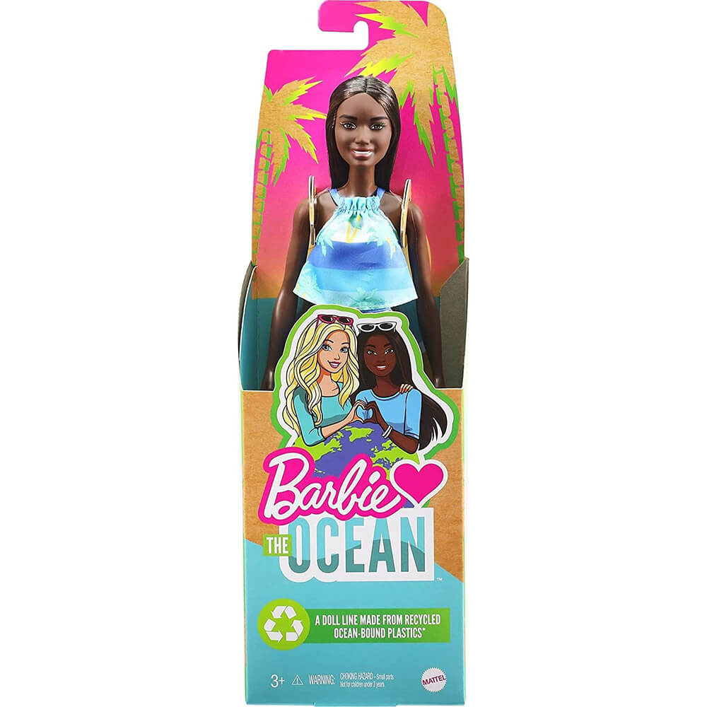 Barbie Loves The Ocean Beach-Themed Doll (11.5-Inch Brunette)