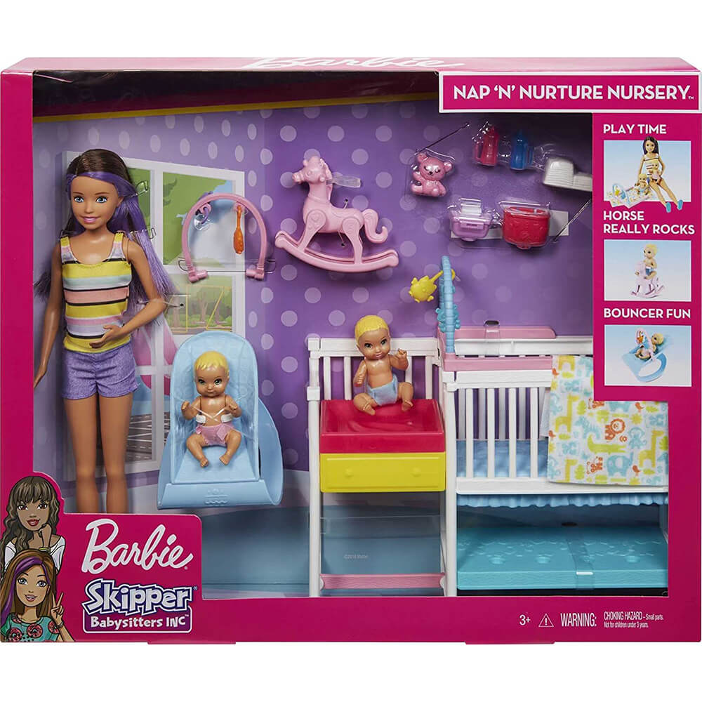 Barbie Skipper Babysitters Inc Nursery Play Set