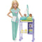 Barbie You Can Be Anything Baby Doctor Blonde Doll and Playset