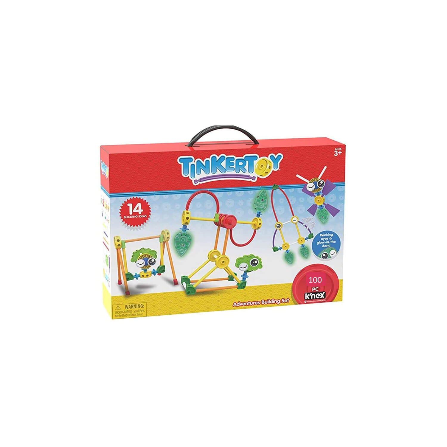 Tinkertoy Adventures 100 Piece Building Set