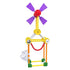 Windmill toy built from adventure building set