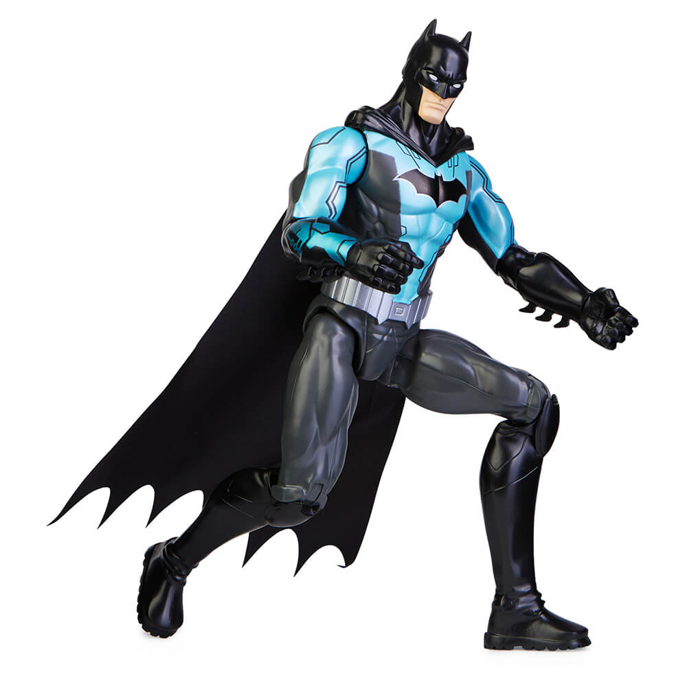 Batman 12-inch Bat-Tech Batman Action Figure (Black/Blue Suit)