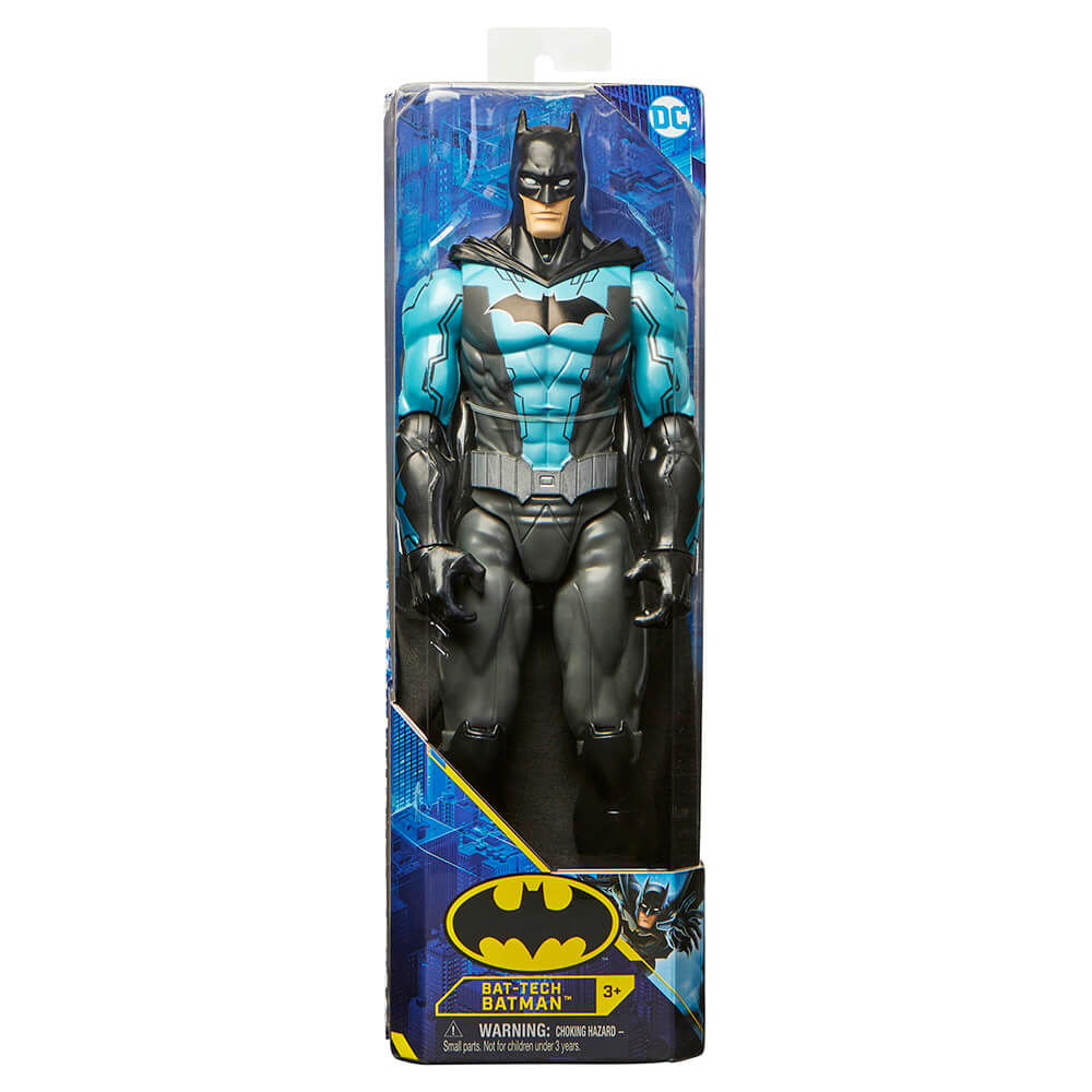 Batman 12-inch Bat-Tech Batman Action Figure (Black/Blue Suit)