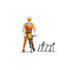 Bruder bworld Construction Worker with Accessories Set