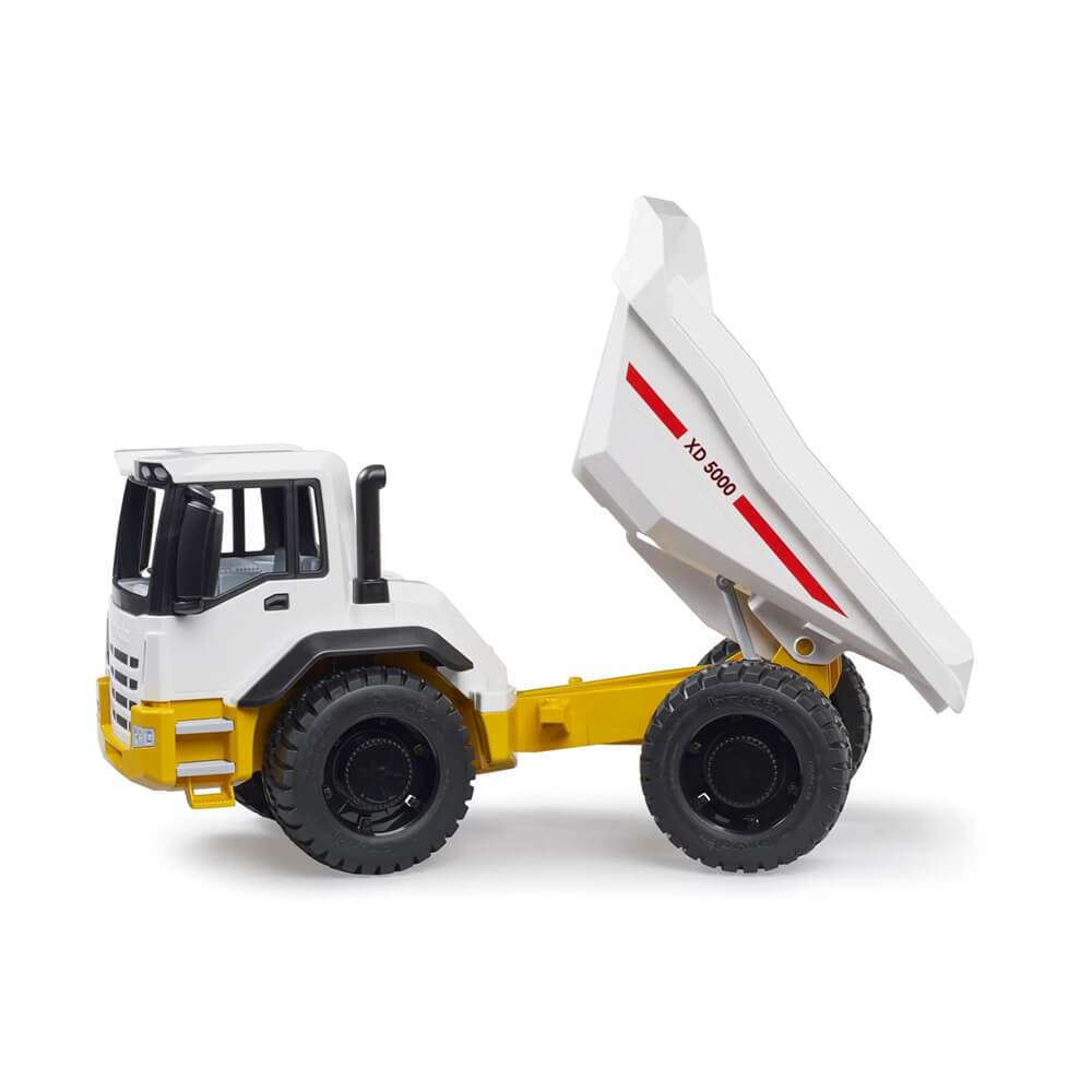 Bruder Dumper Dump Truck Yellow and White 1:16 Scale Vehicle