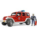 Bruder Pro Series Jeep Wranger Unlimited Rubicon Fire Department 1:16 Scale Vehicle with Firefighter