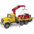 Bruder Pro Series MACK Granite Tow Truck with Bruder Roadster 1:16 Scale Vehicle