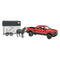 Bruder Pro Series RAM 2500 Pickup Truck w Horse Trailer and Horse 1:16 Scale Set