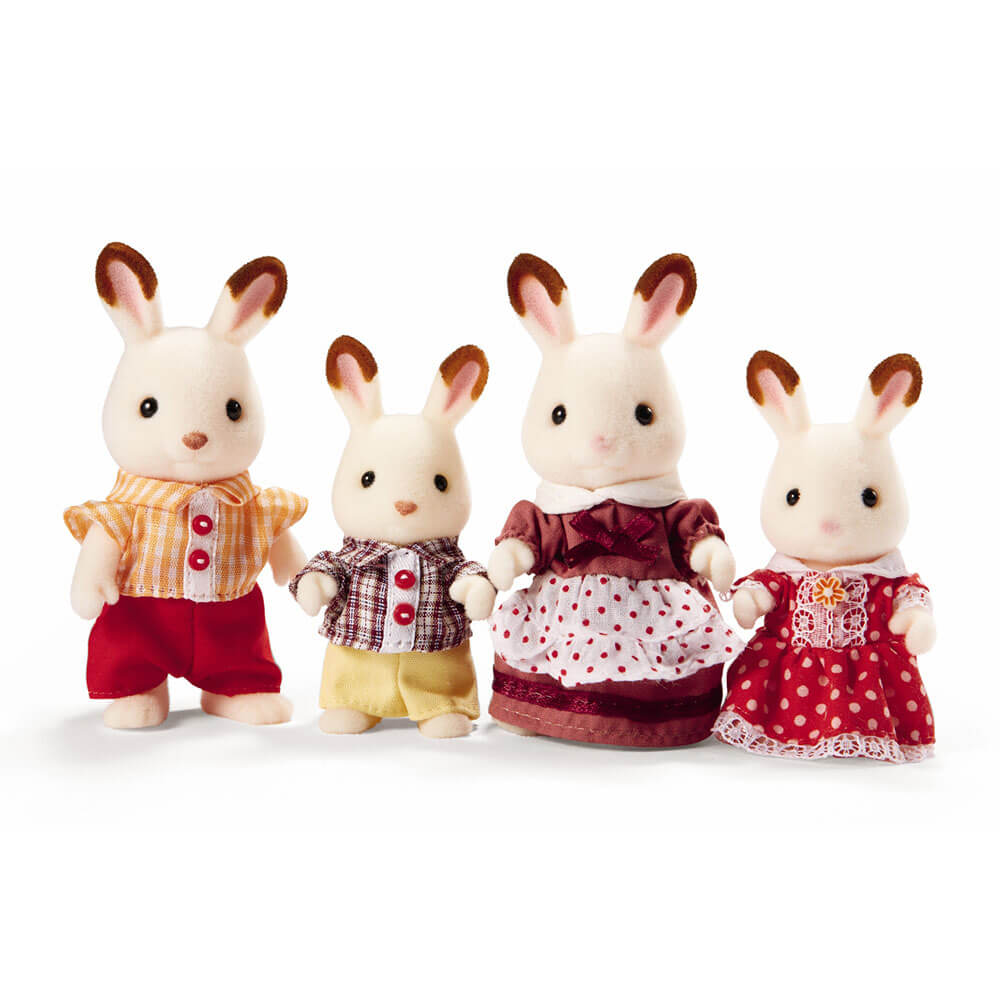 Calico Critters Hopscotch Rabbit Family