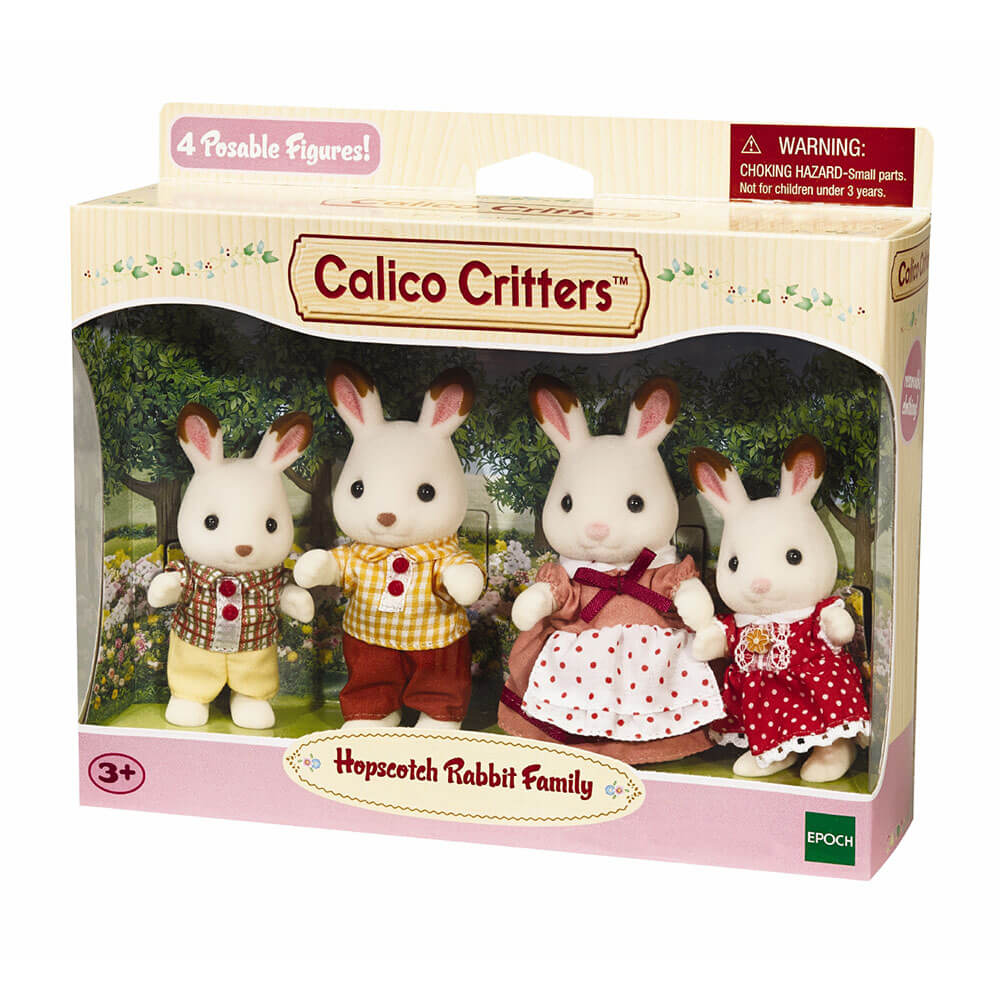 Calico Critters Hopscotch Rabbit Family