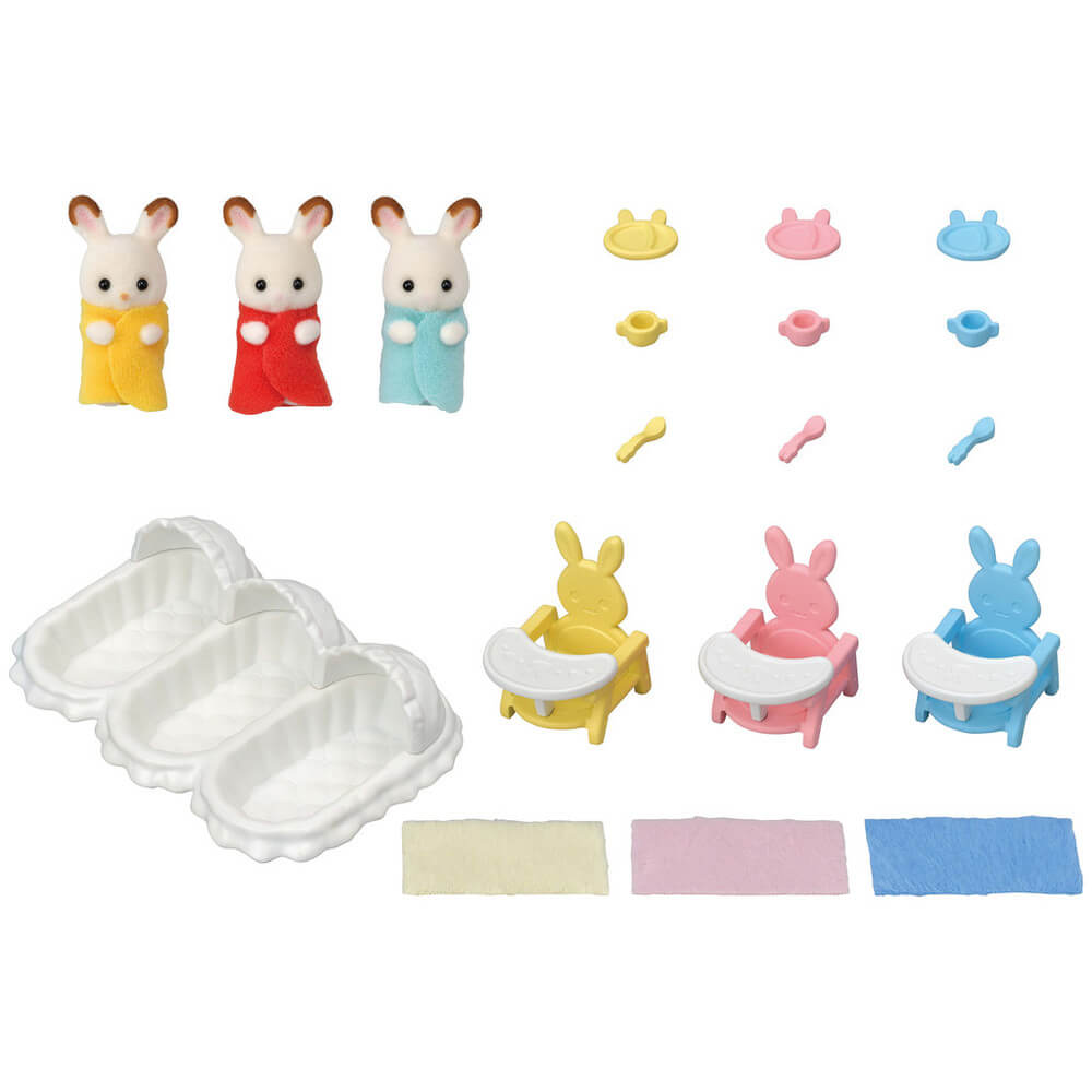 Calico Critters Triplets Care Set