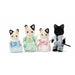 Calico Critters Tuxedo Cat Family