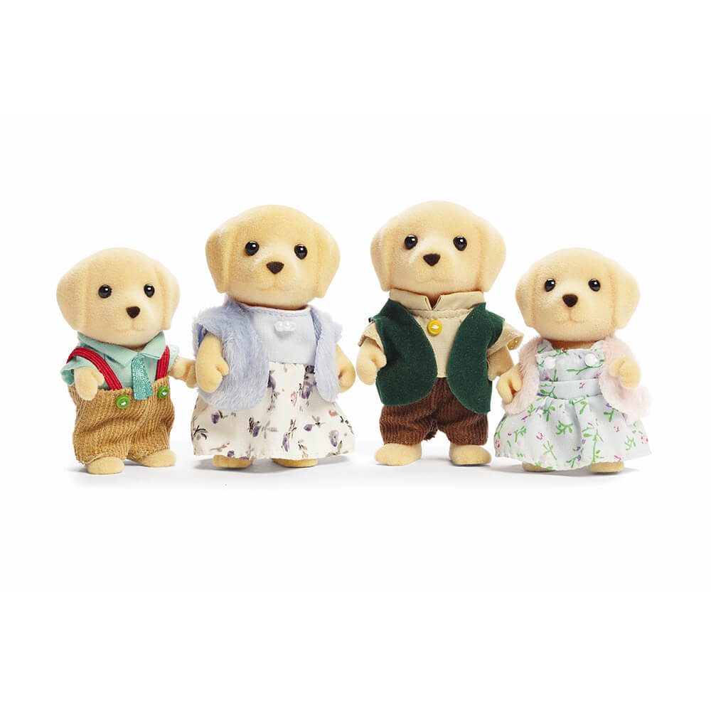 Calico Critters Yellow Labrador Family