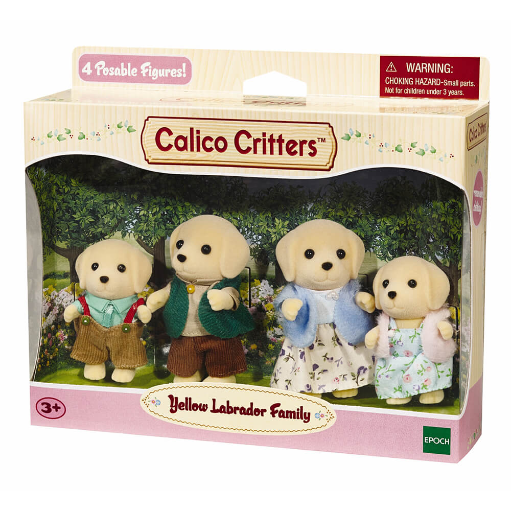 Calico Critters Yellow Labrador Family