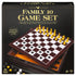 Cardinal Classics Family 10 Game Set with Wooden Storage Case