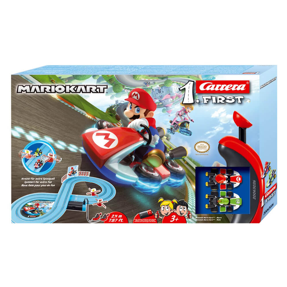 Carrera FIRST Mario First-Mario vs Yoshi 1:50 Scale Slot Car Racing Set