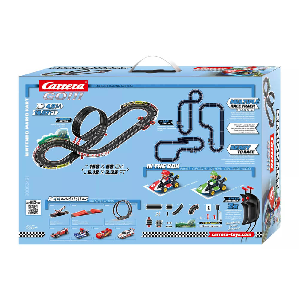 Carrera Go!!! Nintendo Mario Kart 1:43 Scale Slot Car Racing System