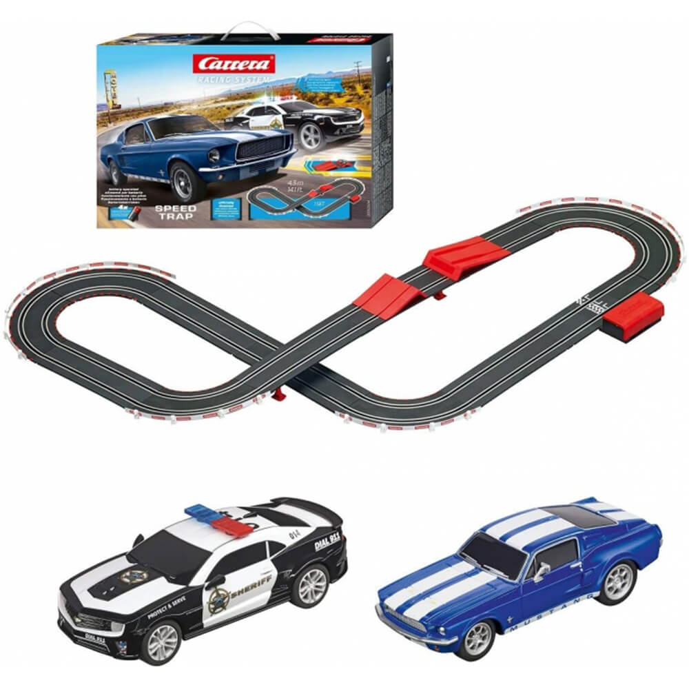 Carrera Go!!! Speed Trap 1:43 Scale Slot Car Racing Set