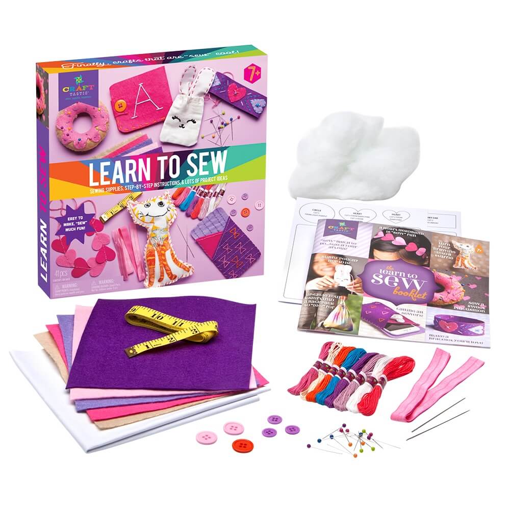 Craft-tastic Learn to Sew Craft Set