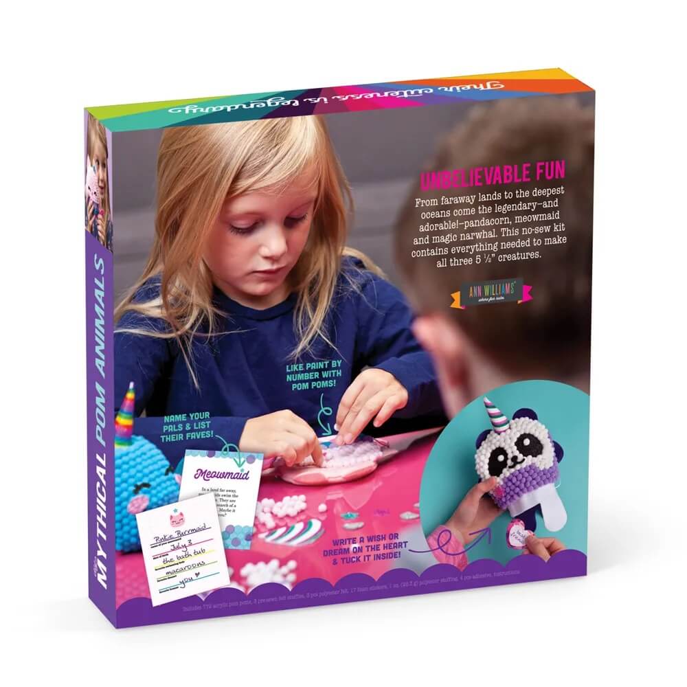 Craft-tastic Mythical Pom Animals Craft Set