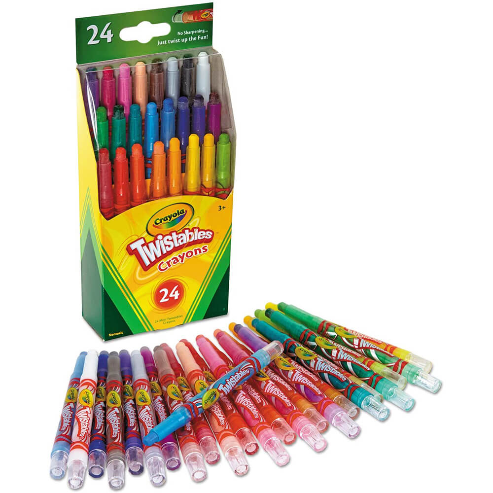 Crayola 24ct Mini Twistables Crayons